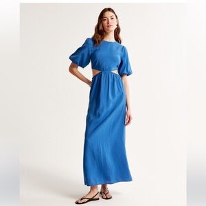 Abercrombie & Fitch Cut out Maxi Dress Sz-XL